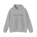 Peace Over Plans Hoodie – Minimal Comfort Sweatshirt Printify