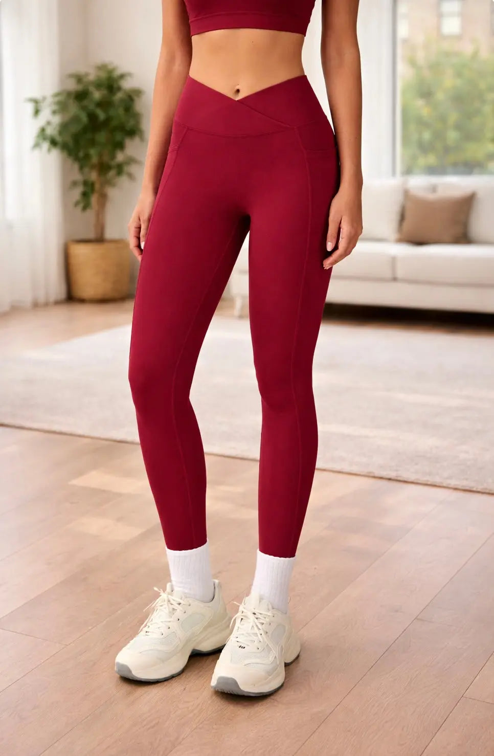 Crossover Leggings – Soft, Sculpting Everyday Fit - CozyFits
