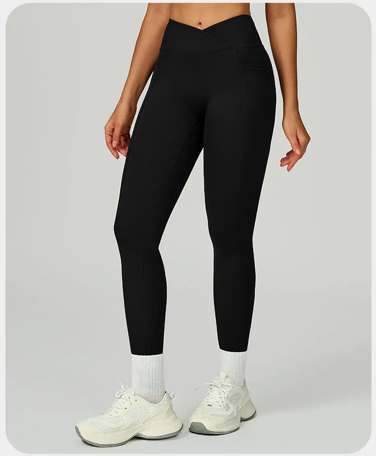 Crossover Leggings – Soft, Sculpting Everyday Fit - CozyFits