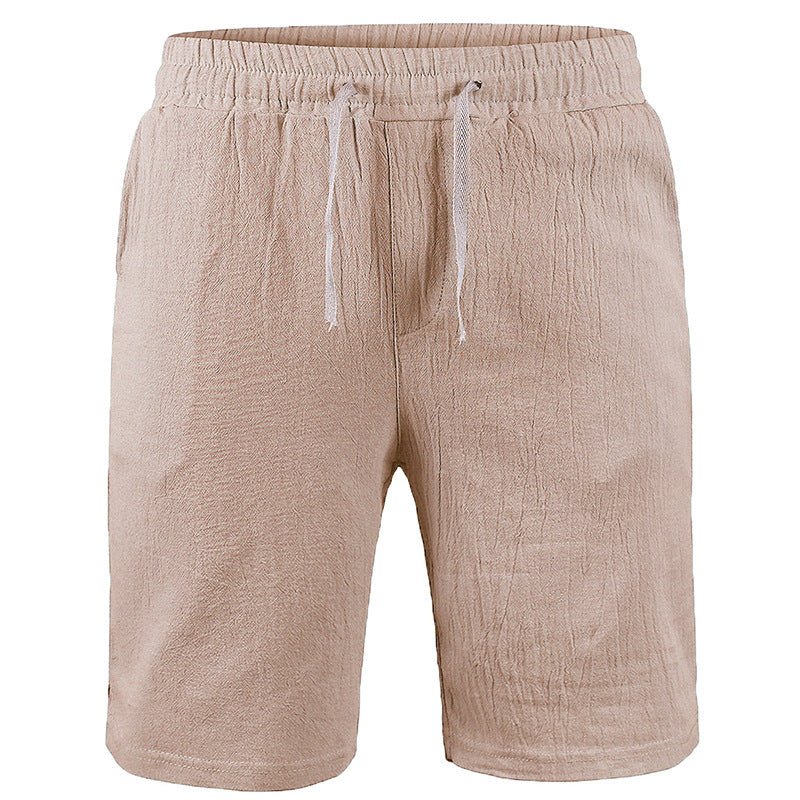 Breathable Casual Shorts Summer Men in Light Khaki