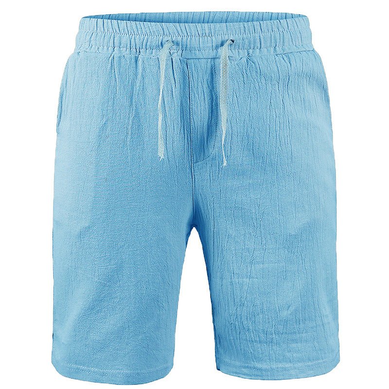 Breathable Casual Shorts Summer Men in Sky Blue