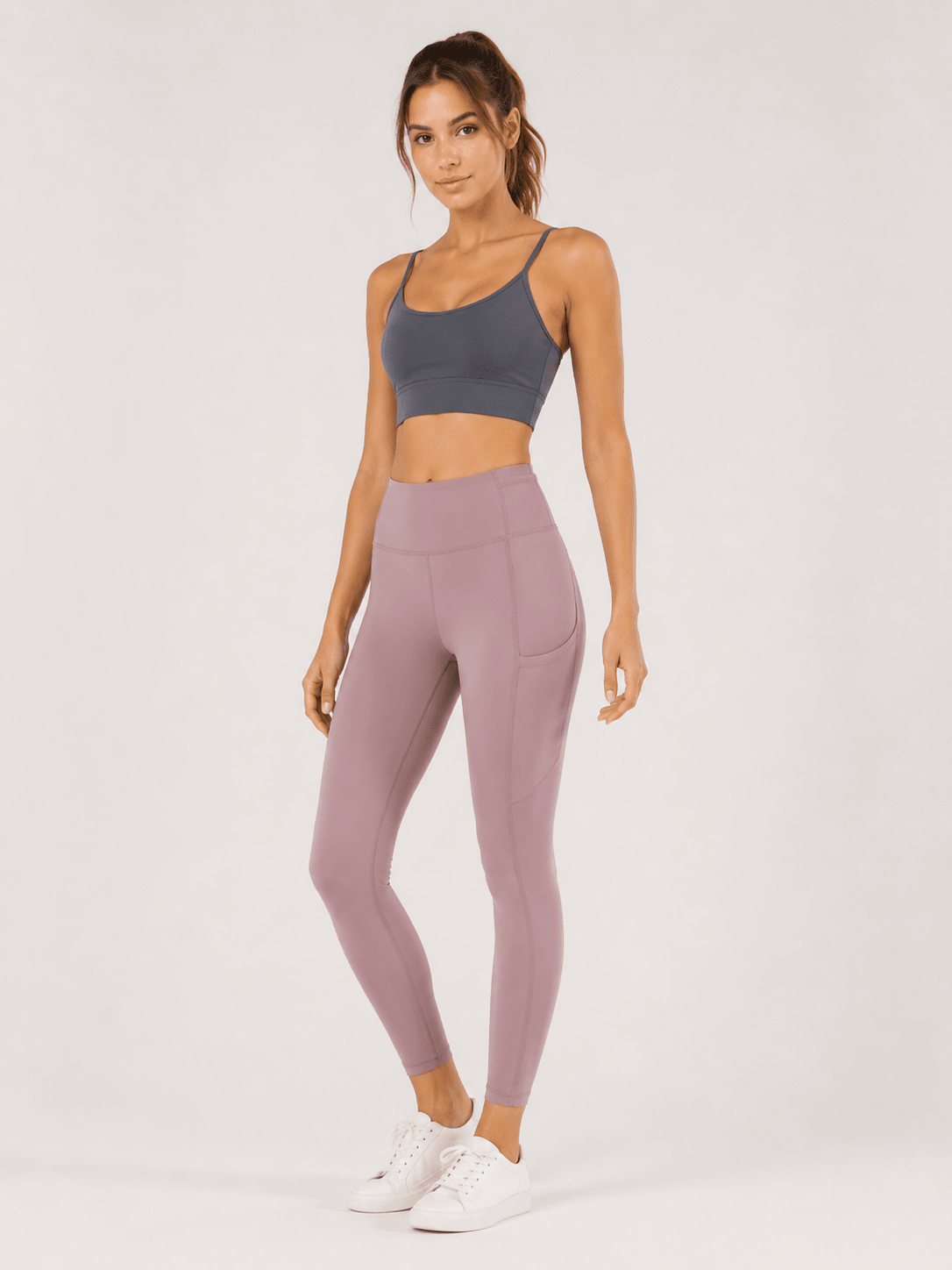 Full Size High - Waisted Leggings with Pockets | Buttery Soft in Olive
