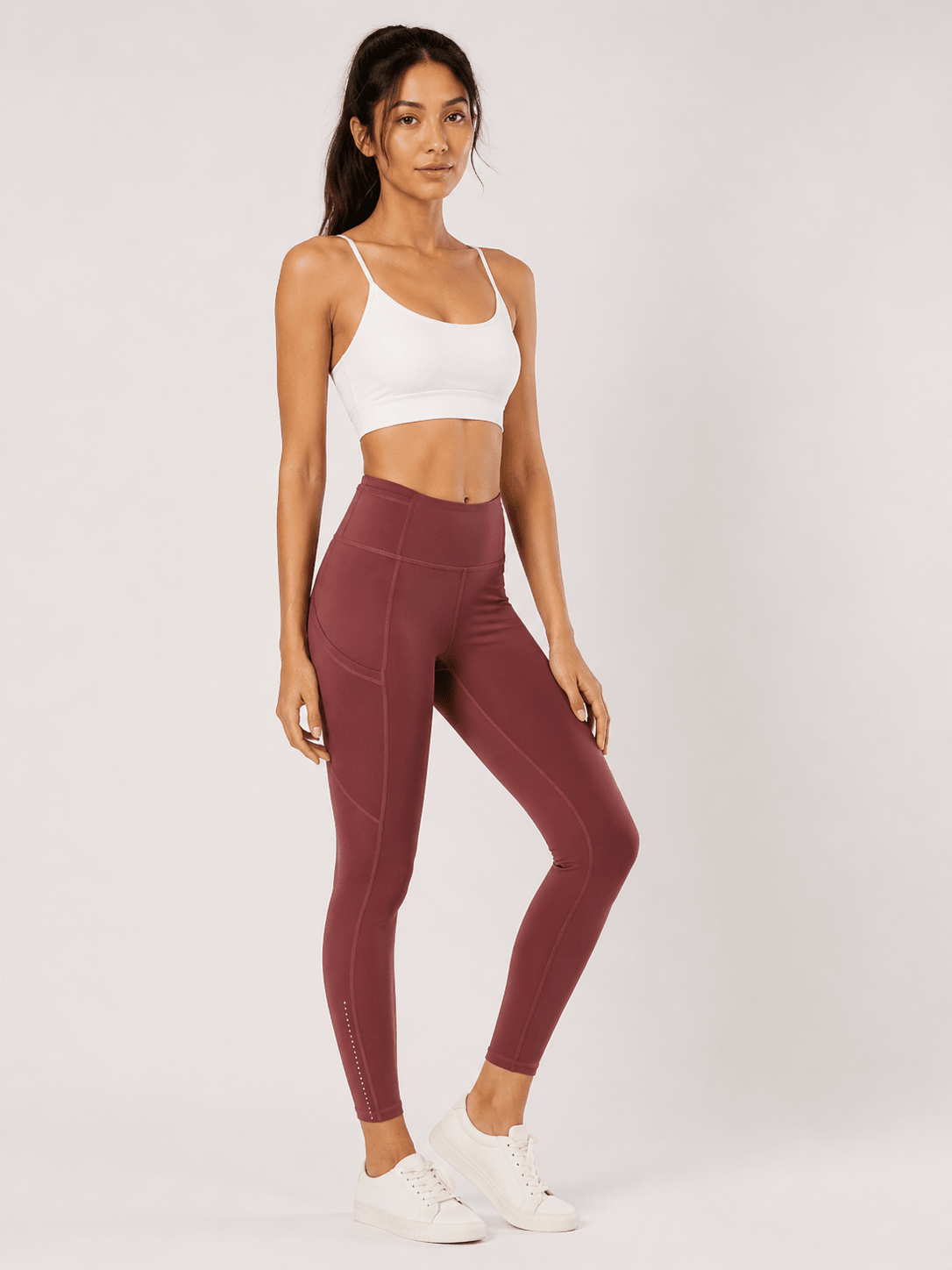 Full Size High - Waisted Leggings with Pockets | Buttery Soft in Olive