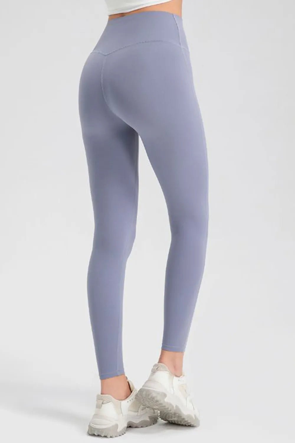 High Waist Skinny Active Pants | CozyFits in Blue Purple