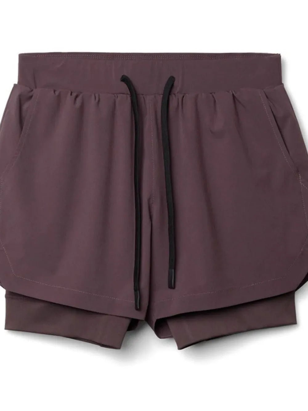 Men's Drawstring Active Shorts in Black