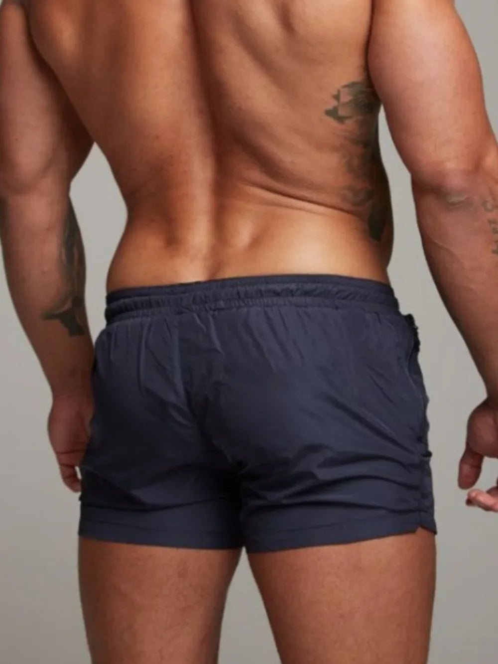 Men's Drawstring Active Shorts in Navy