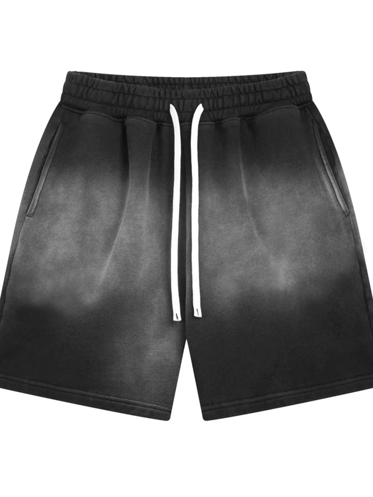 Men's Drawstring Casual Shorts in Black