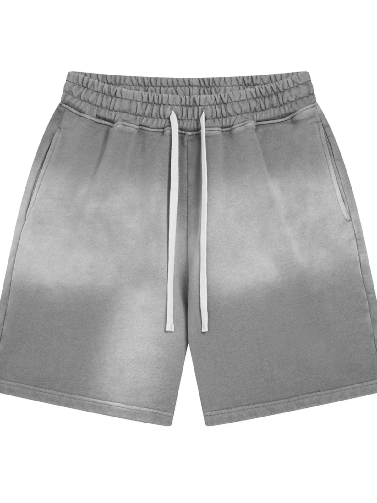 Men's Drawstring Casual Shorts in Gray