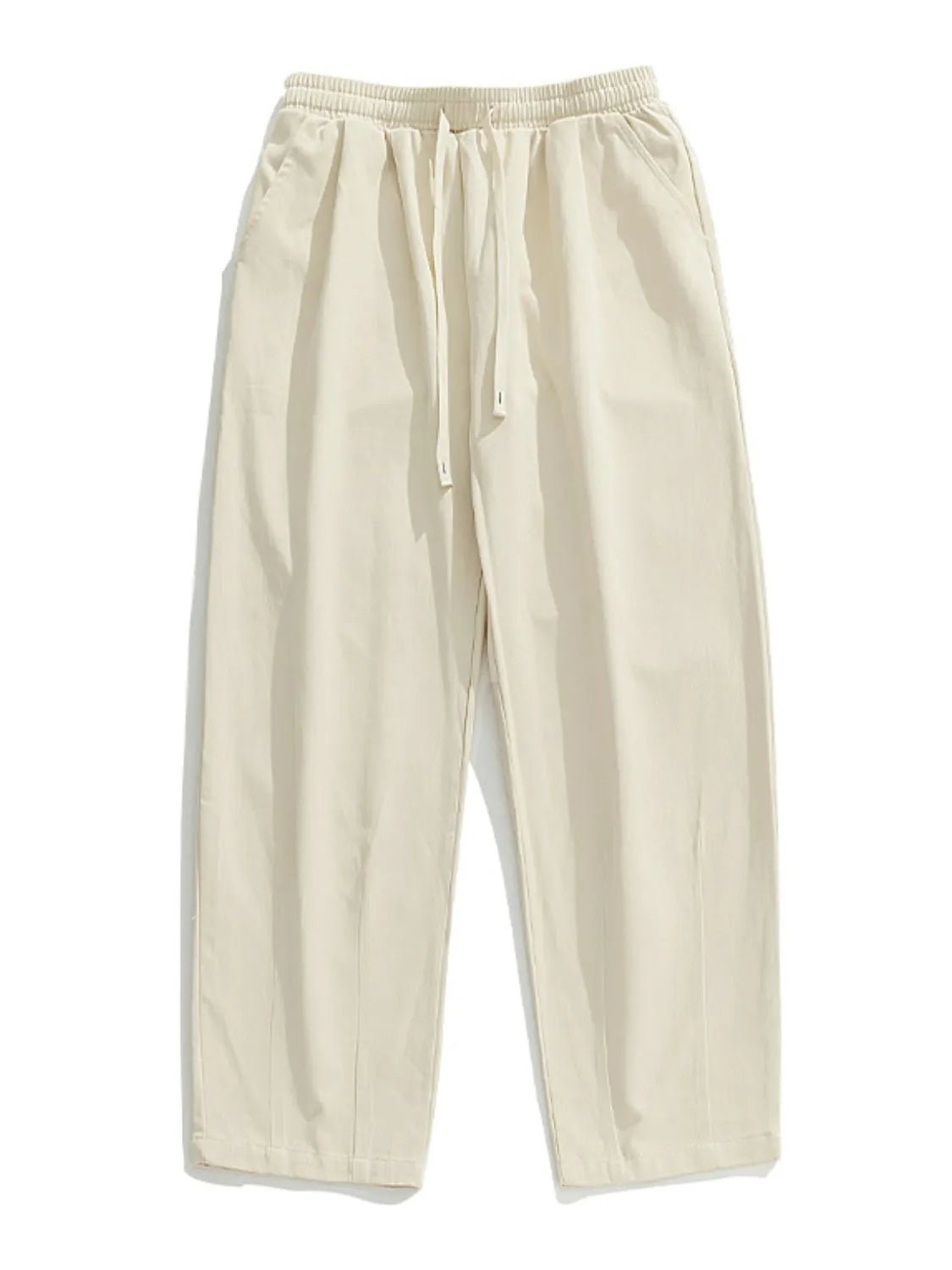 Men’s Drawstring Sweatpants with Pockets | CozyFits in Ivory