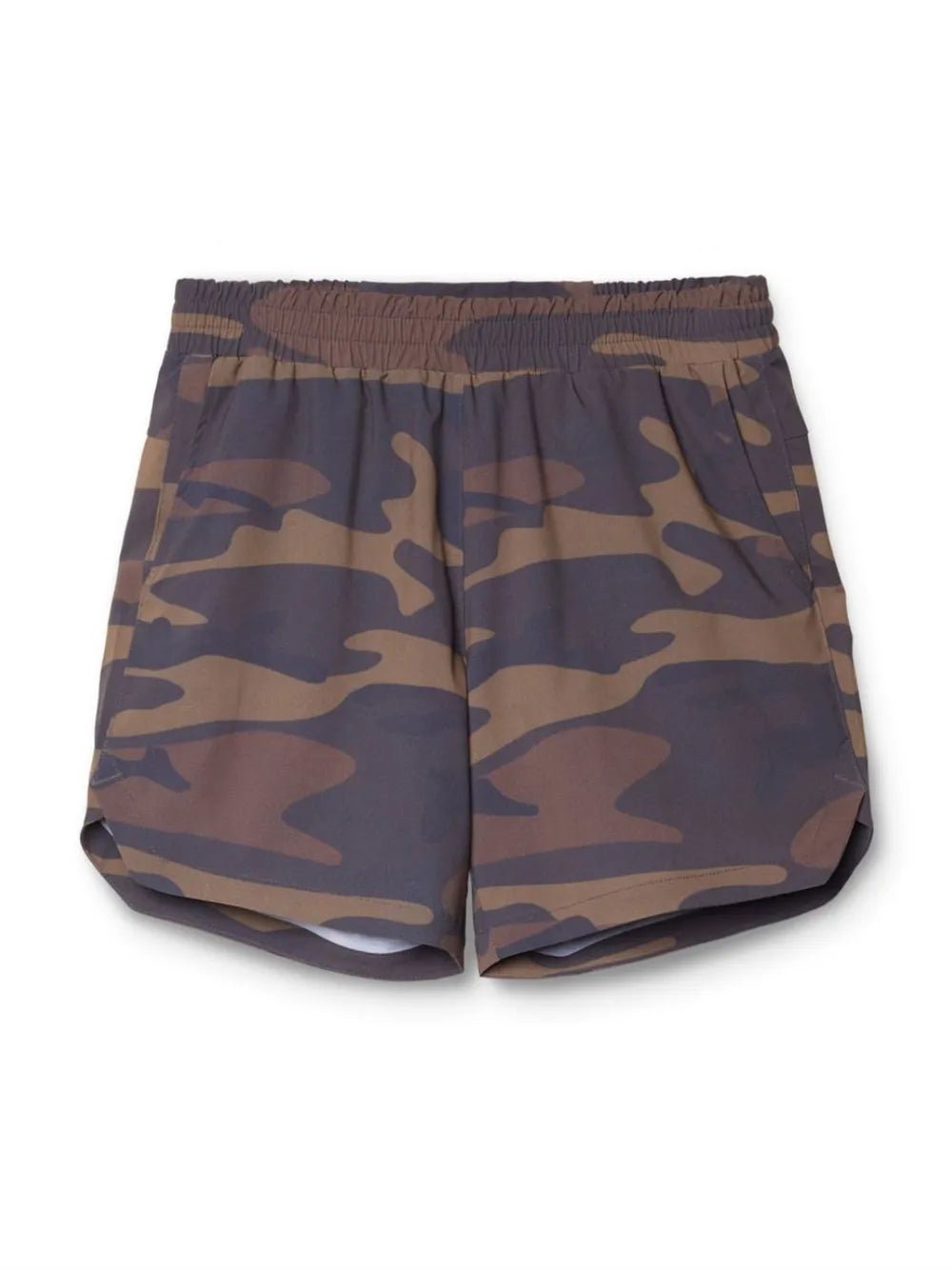 Men's Elastic Waist Active Shorts in Mauve