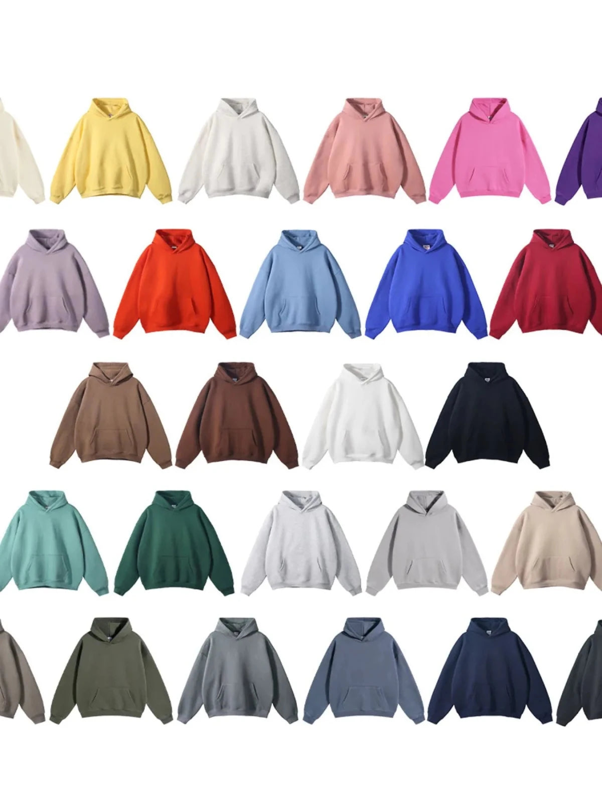 Men’s Oversized Pullover Hoodie – Relaxed Fit Casual Streetwear | CozyFits in Hot Pink