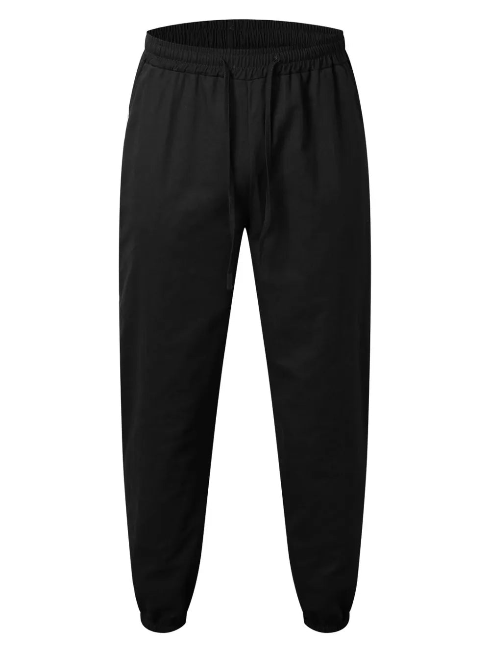 Men’s Plus Size Drawstring Joggers | CozyFits in Black