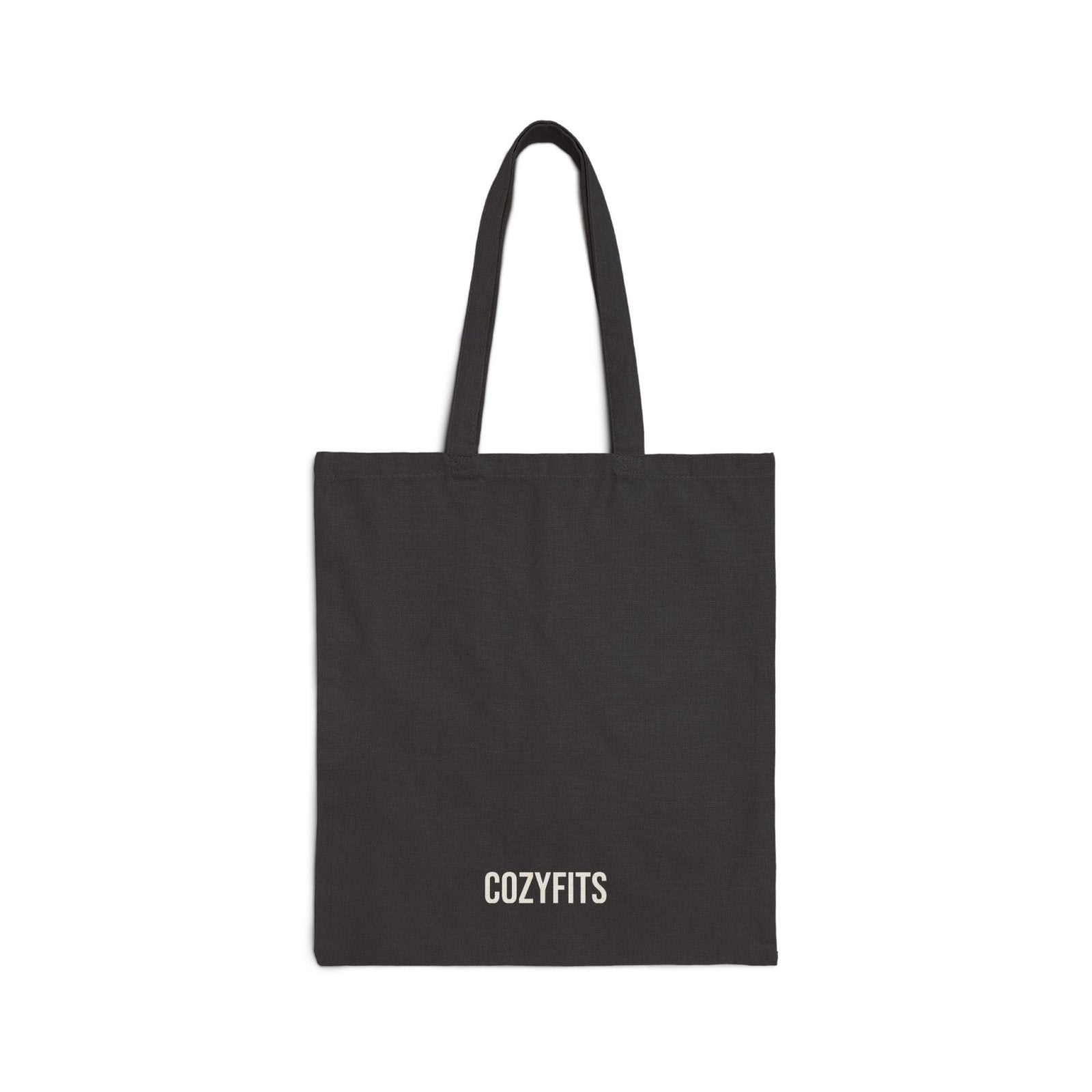 Nothing Urgent Tote Bag | Aesthetic Black Canvas Tote | Minimalist Graphic Bag for Women & Men in Black