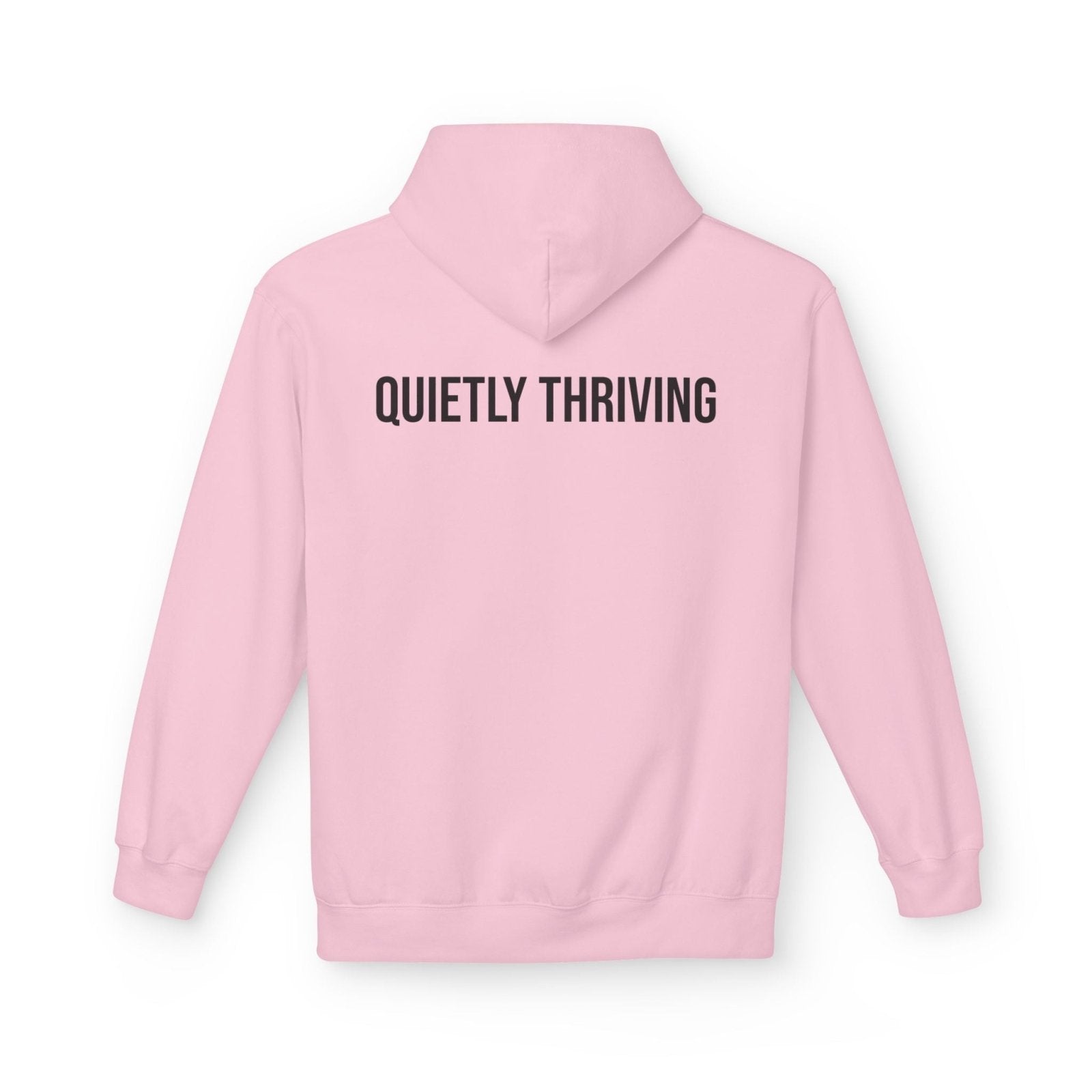 Quietly Thriving Hoodie – Minimal Cozy Sweatshirt in S