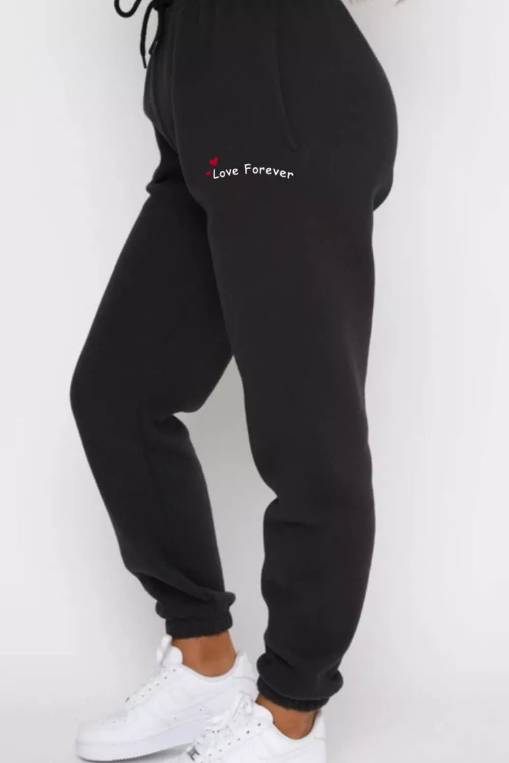 Round Neck Sweatshirt and Joggers Set in Brown